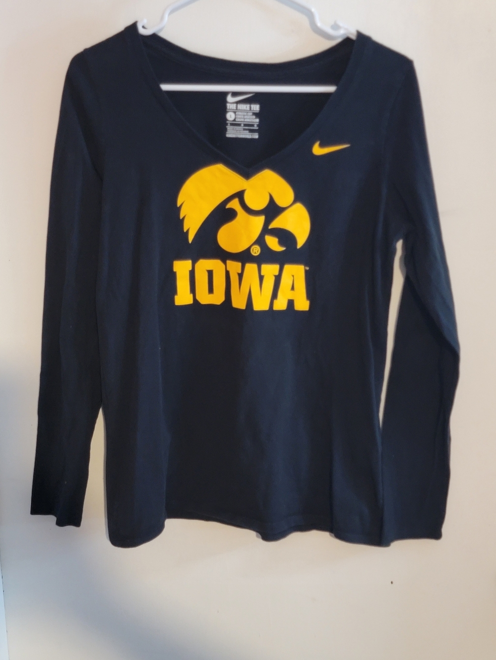 Nike Iowa Hawkeyes Black Long Sleeve T-shirt